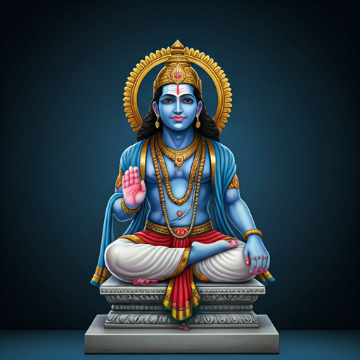 Shani Maharaj marble statue collection